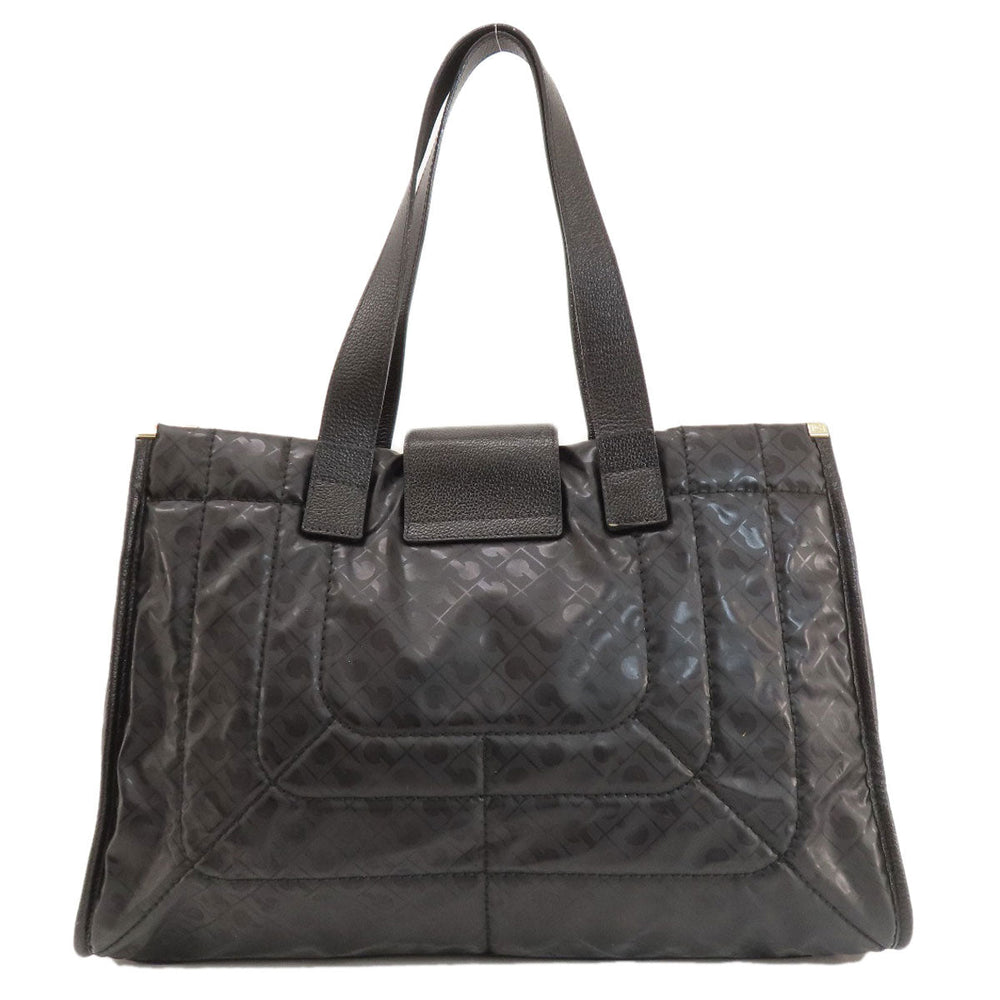 GHERARDINI Tote Bag polyester black Softy Women Used Authentic