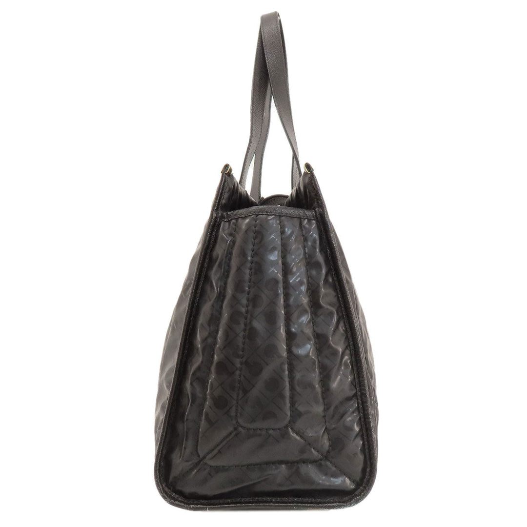 GHERARDINI Tote Bag polyester black Softy Women Used Authentic