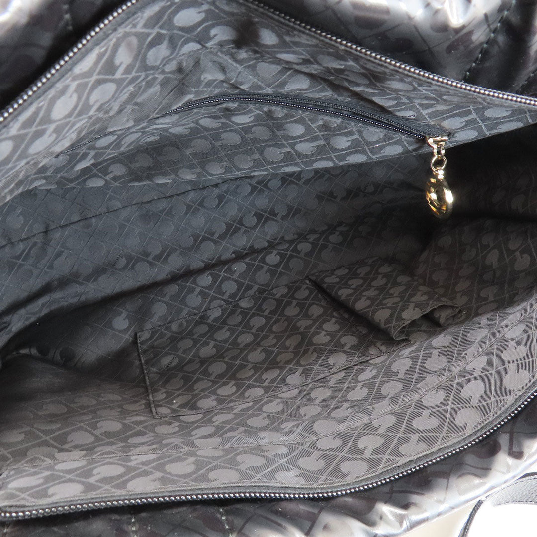 GHERARDINI Tote Bag polyester black Softy Women Used Authentic