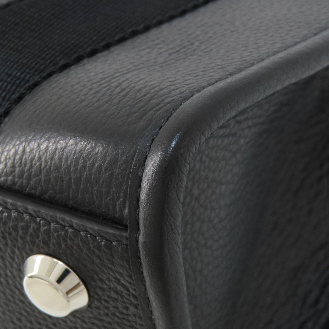 BALENCIAGA Tote Bag 693662 leather black Hardware tote 2WAY Women Used Authentic