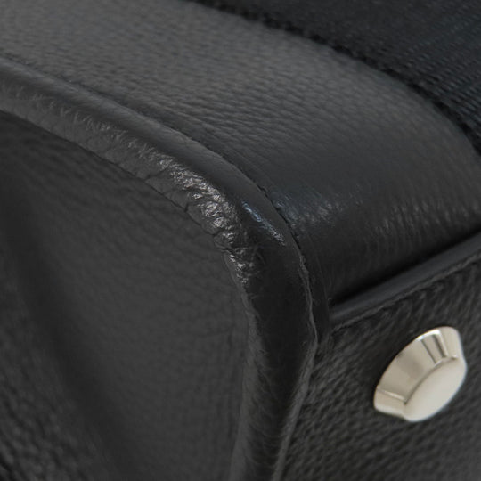 BALENCIAGA Tote Bag 693662 leather black Hardware tote 2WAY Women Used Authentic