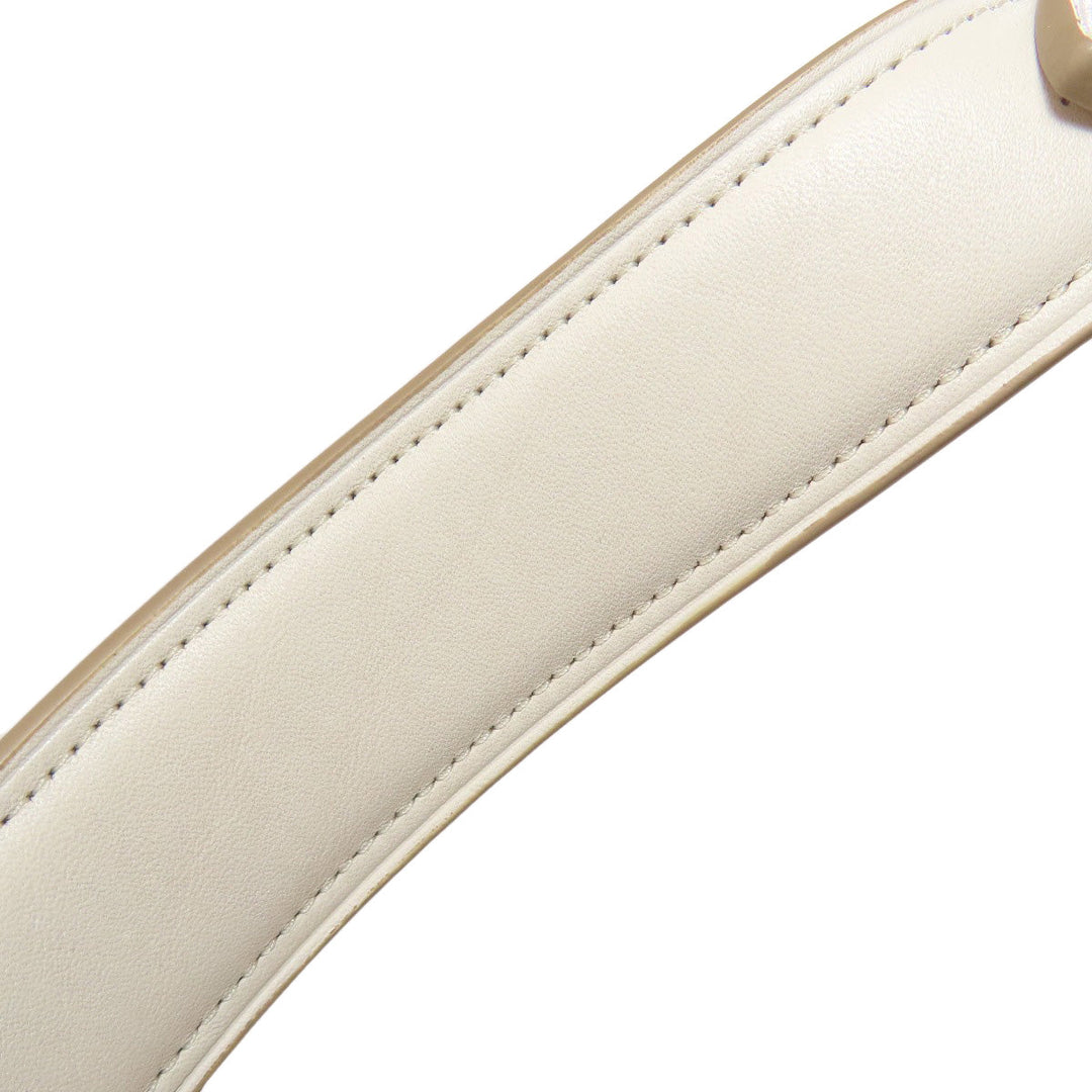 COACH Tote Bag 36026 leather white Nomad 2WAY Women Used Authentic