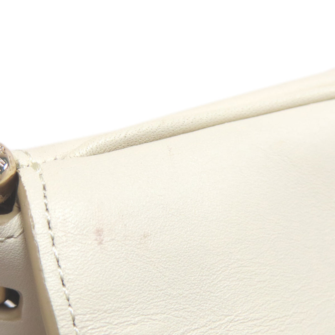 COACH Tote Bag 36026 leather white Nomad 2WAY Women Used Authentic