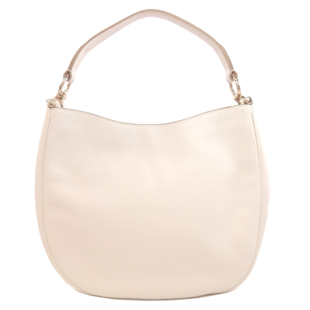 COACH Tote Bag 36026 leather white Nomad 2WAY Women Used Authentic