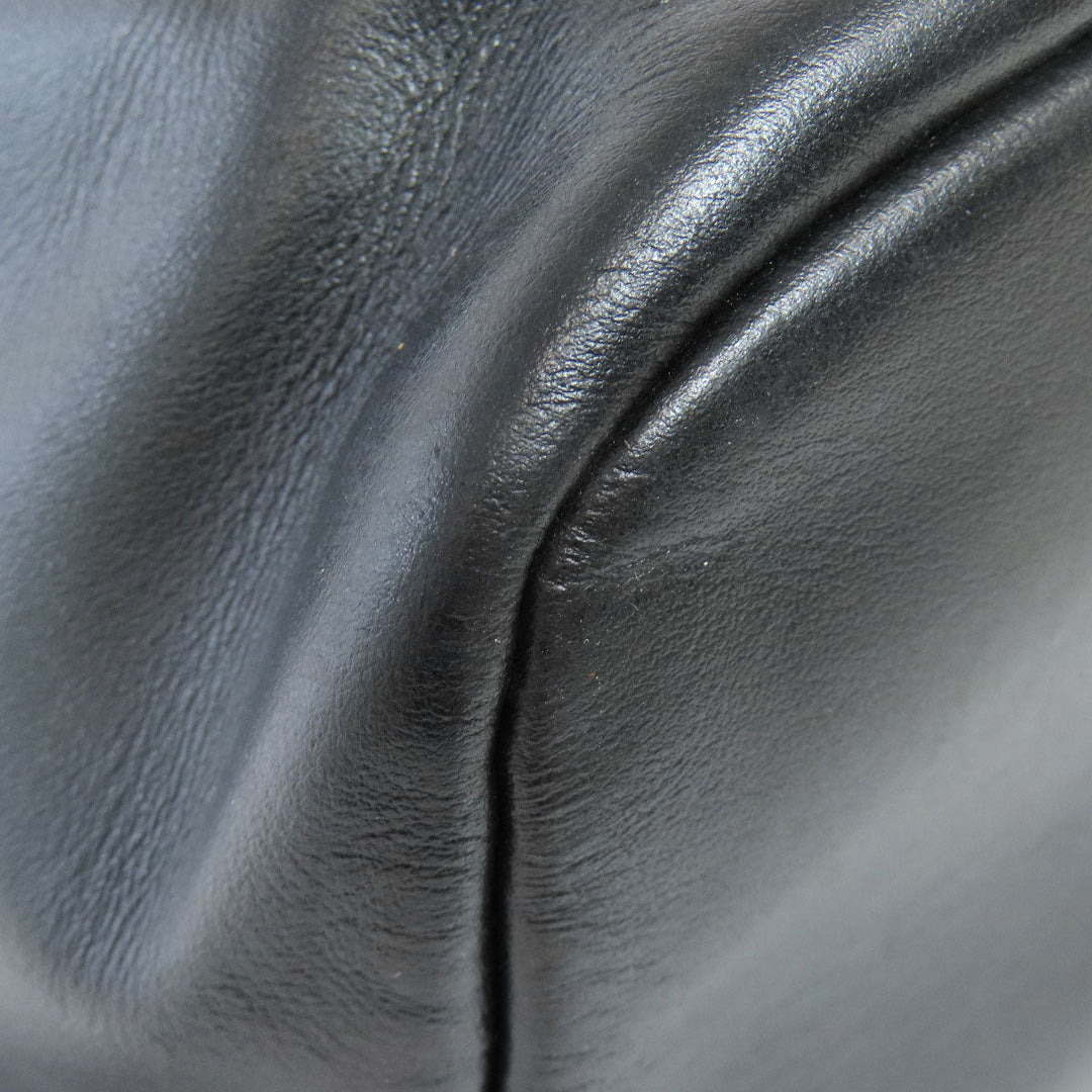 MICHAEL KORS Backpack PVC black MK signature Women Used Authentic