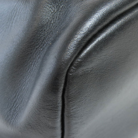 MICHAEL KORS Backpack PVC black MK signature Women Used Authentic