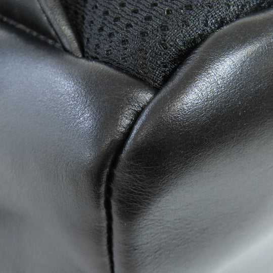 MICHAEL KORS Backpack PVC black MK signature Women Used Authentic