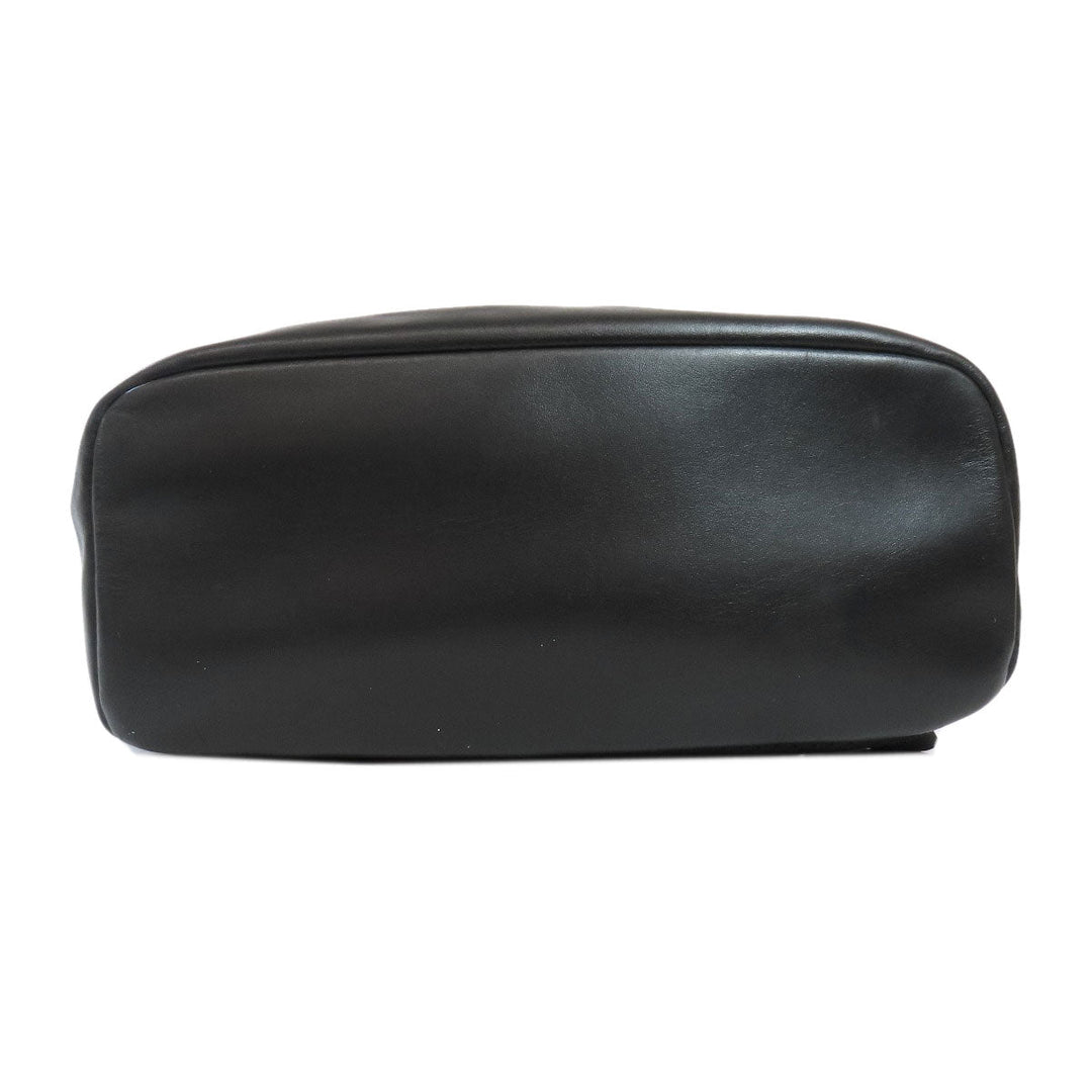 MICHAEL KORS Backpack PVC black MK signature Women Used Authentic