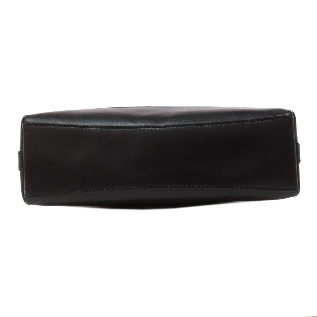 COACH Shoulder Bag F76674 PVC Brown Signature Women Used Authentic