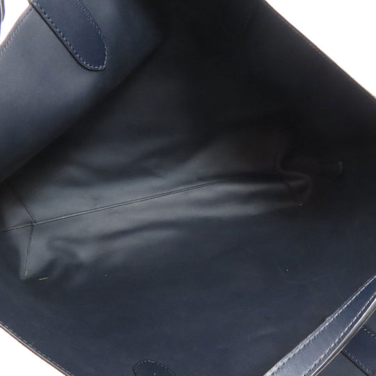 MICHAEL KORS Tote Bag PVC Navy MK signature Women Used Authentic