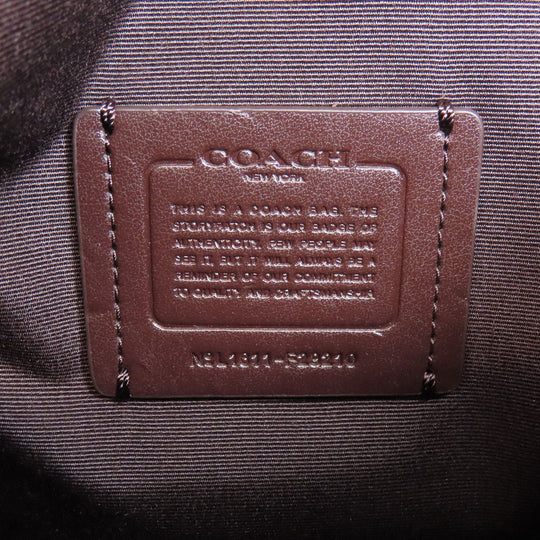 COACH Shoulder Bag F29210 PVC beige Signature Women Used Authentic