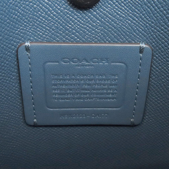 COACH Handbag CA177 leather yellow 2WAY Women Used Authentic