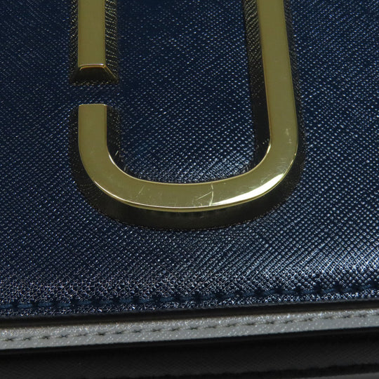 MARC JACOBS Sling bag PVC Navy Double J 2WAY Women Used Authentic