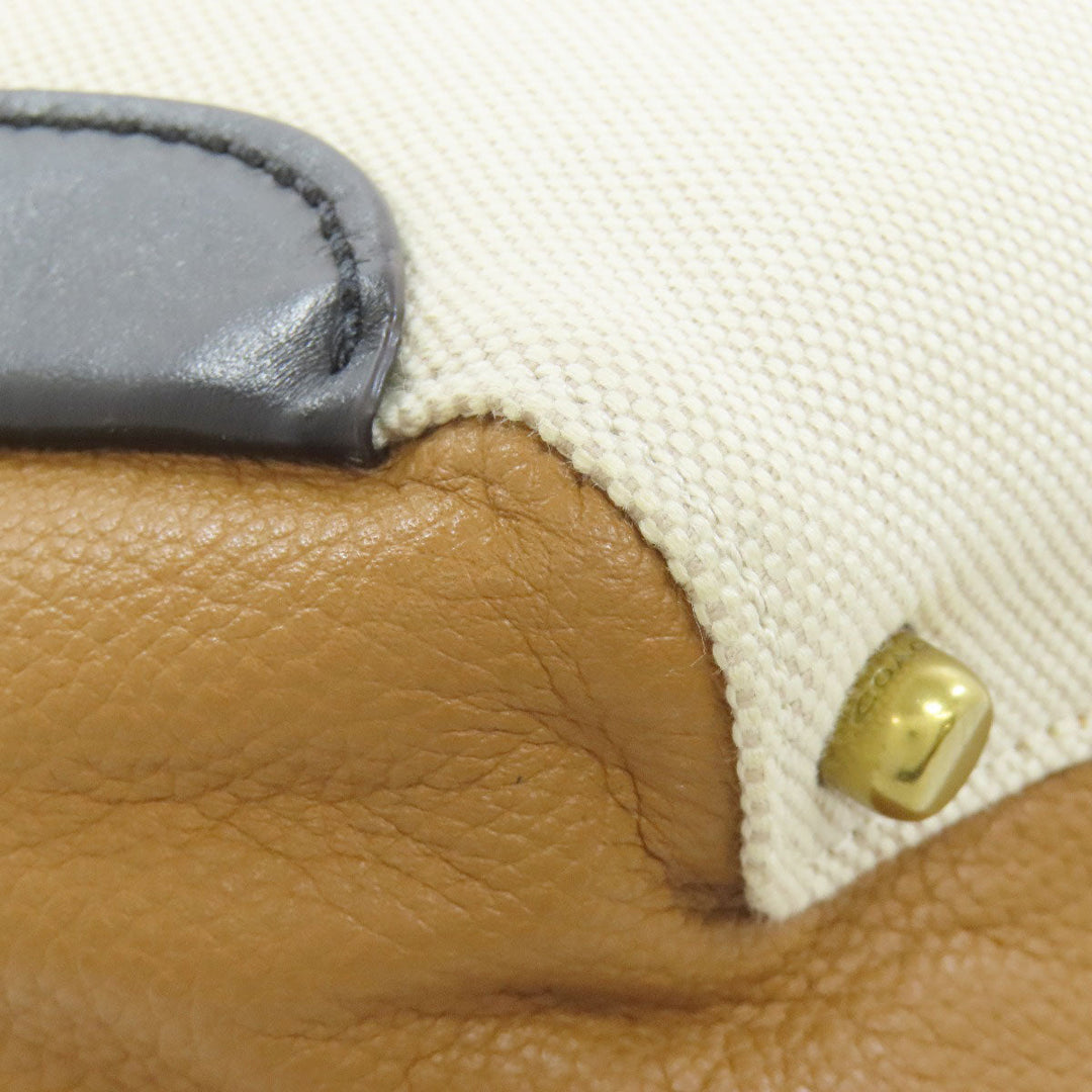 COACH Tote Bag 89971 Canvas, Leather beige Hadley Hobo Women Used Authentic