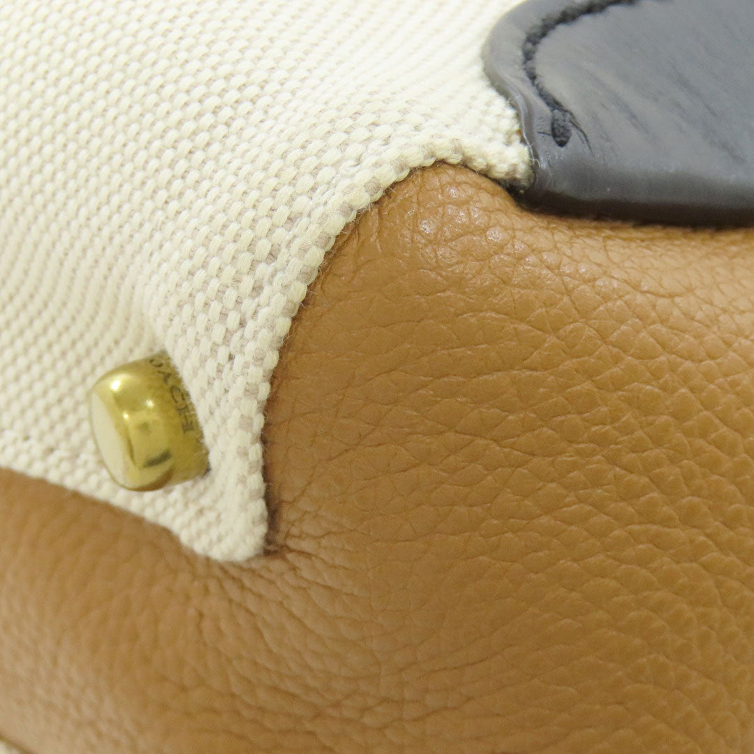 COACH Tote Bag 89971 Canvas, Leather beige Hadley Hobo Women Used Authentic