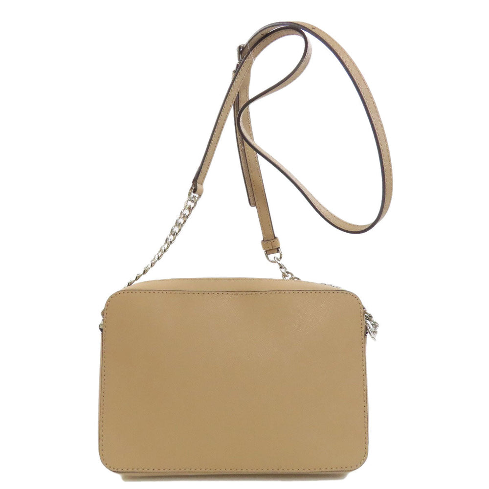MICHAEL KORS Shoulder Bag PVC beige ChainShoulder Women Used Authentic