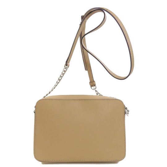 MICHAEL KORS Shoulder Bag PVC beige ChainShoulder Women Used Authentic