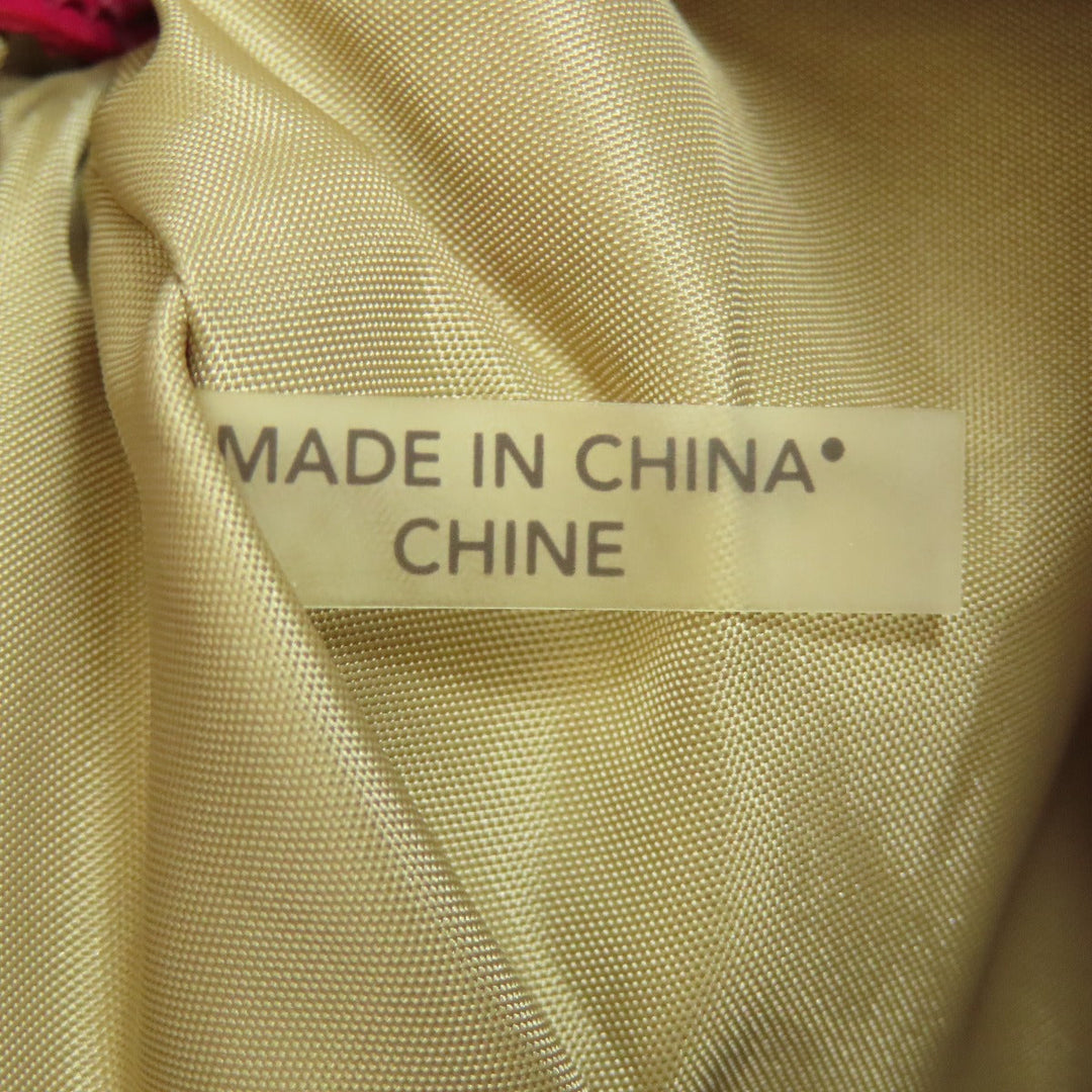 COACH Shoulder Bag F77408 Nylon pink Signature Women Used Authentic