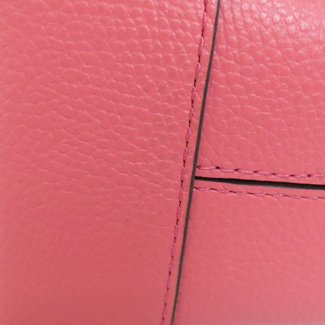 MICHAEL KORS Handbag leather pink logo 2WAY Women Used Authentic