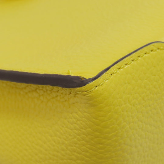 MICHAEL KORS Handbag PVC yellow logo Women Used Authentic