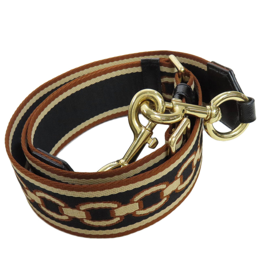 MARC JACOBS Tote Bag PVC Brown Double J 2WAY Women Used Authentic