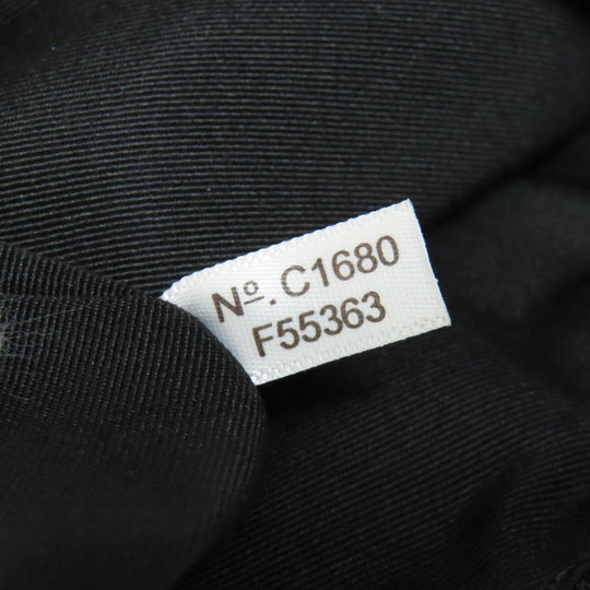 COACH Shoulder Bag F55363 canvas black Signature Women Used Authentic