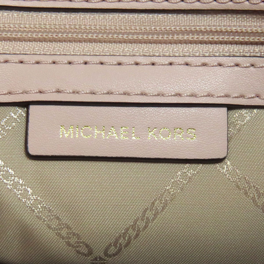 MICHAEL KORS Shoulder Bag PVC white MK signature