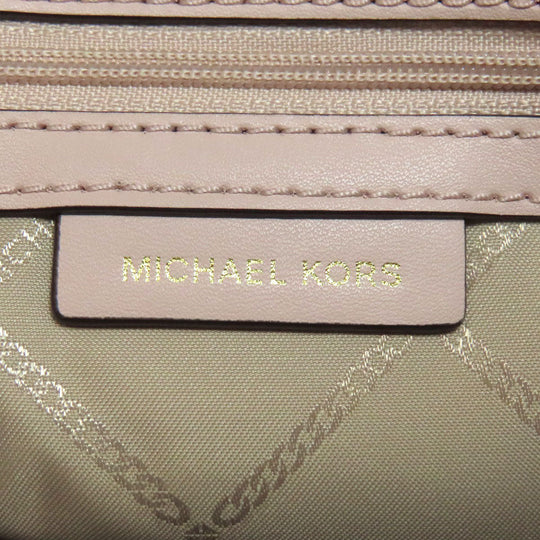 MICHAEL KORS Shoulder Bag PVC white MK signature