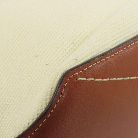 COACH Handbag CK168 canvas beige Small tote Women Used Authentic