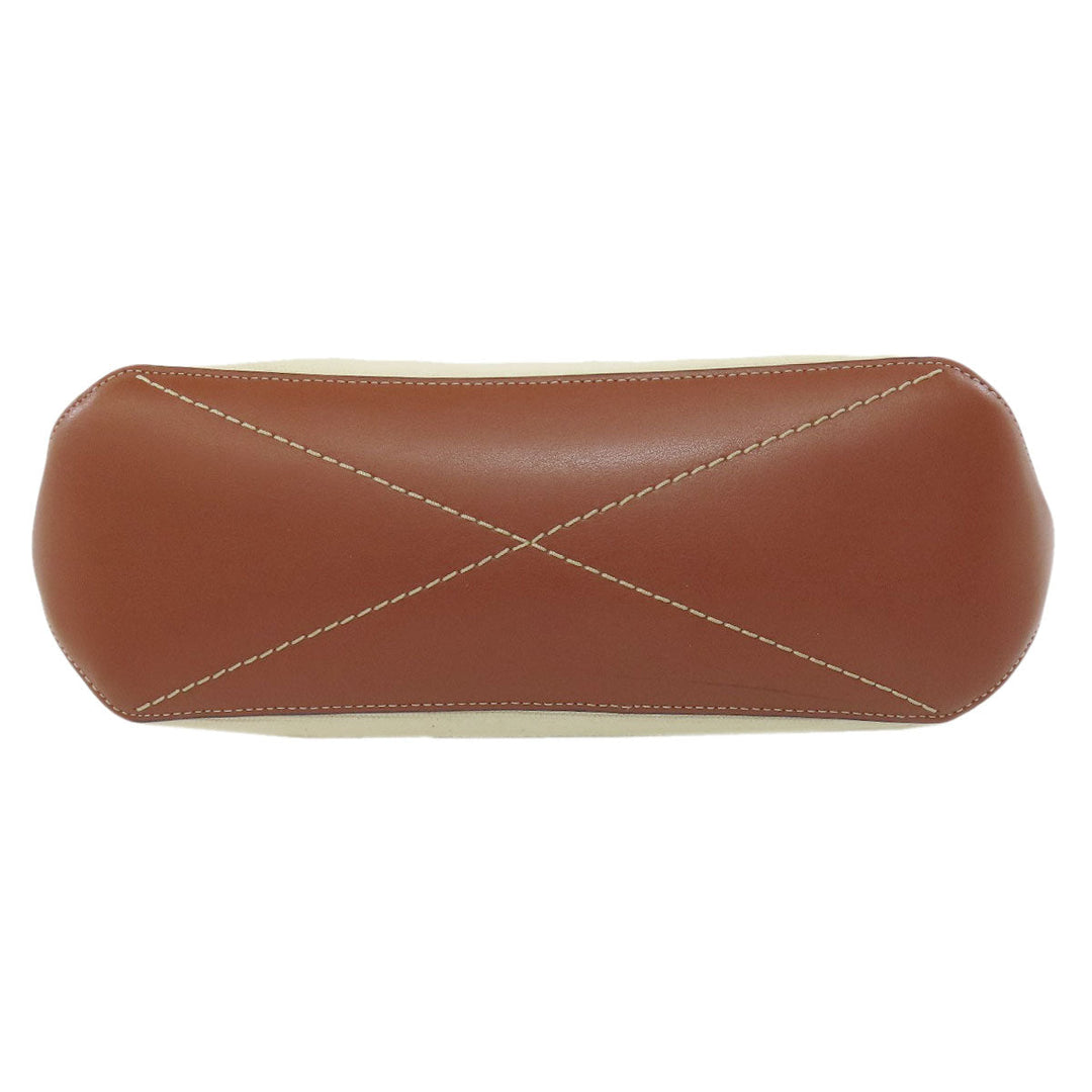 COACH Handbag CK168 canvas beige Small tote Women Used Authentic