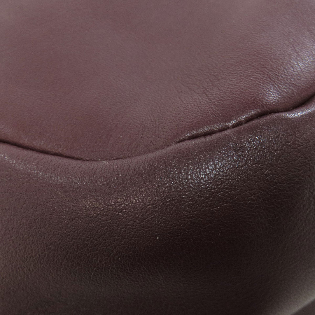 COACH Tote Bag 31674 leather Red one belt Women Used Authentic