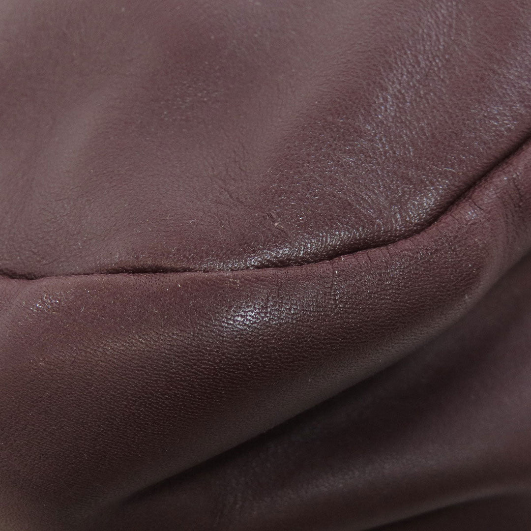 COACH Tote Bag 31674 leather Red one belt Women Used Authentic