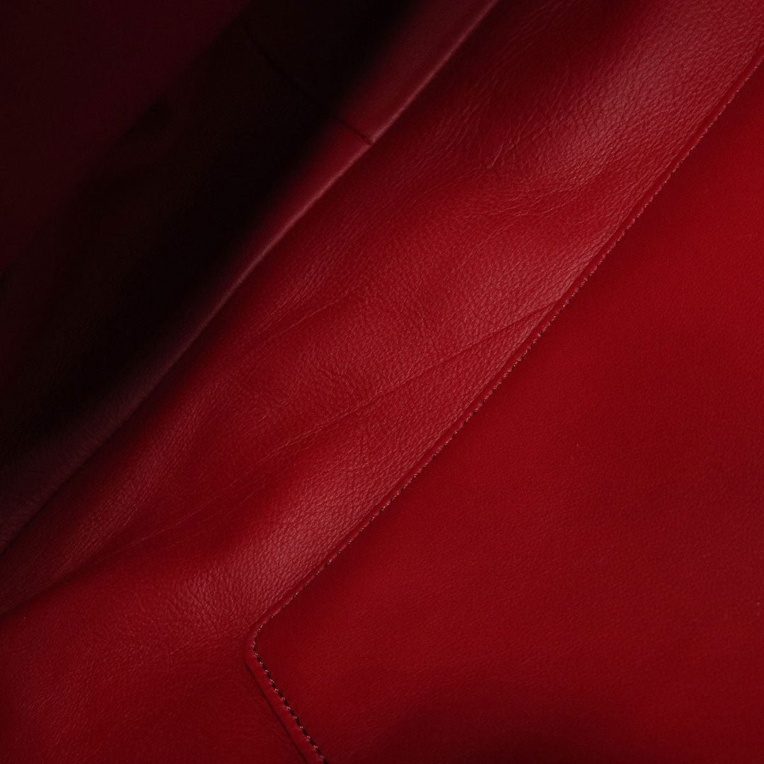 COACH Tote Bag 31674 leather Red one belt Women Used Authentic