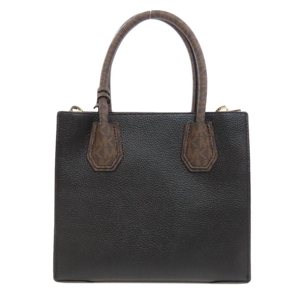 MICHAEL KORS Handbag PVC black 2WAY Women Used Authentic