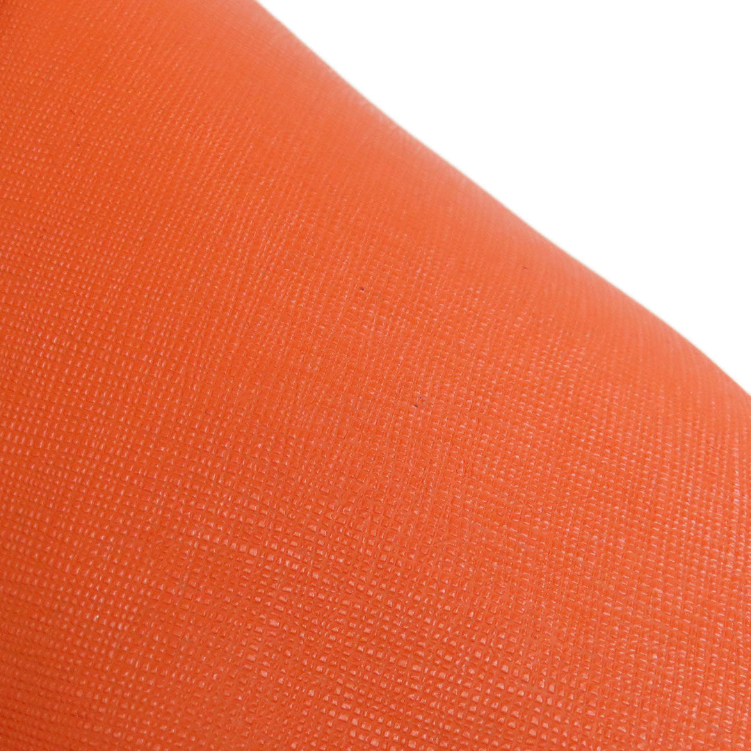 MICHAEL KORS Tote Bag PVC Orange logo Women Used Authentic