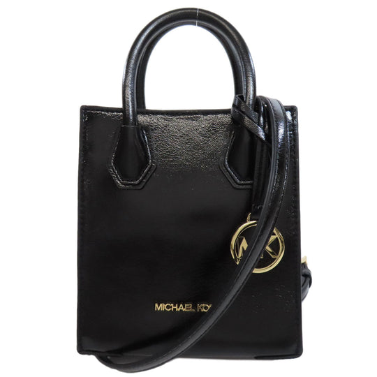 MICHAEL KORS Handbag leather black Mercer 2WAY
