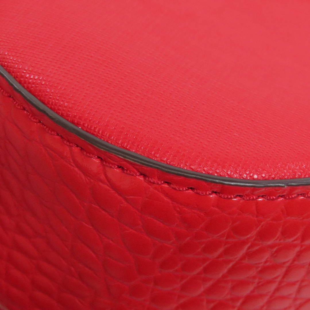 MICHAEL KORS Shoulder Bag leather Red ChainShoulder