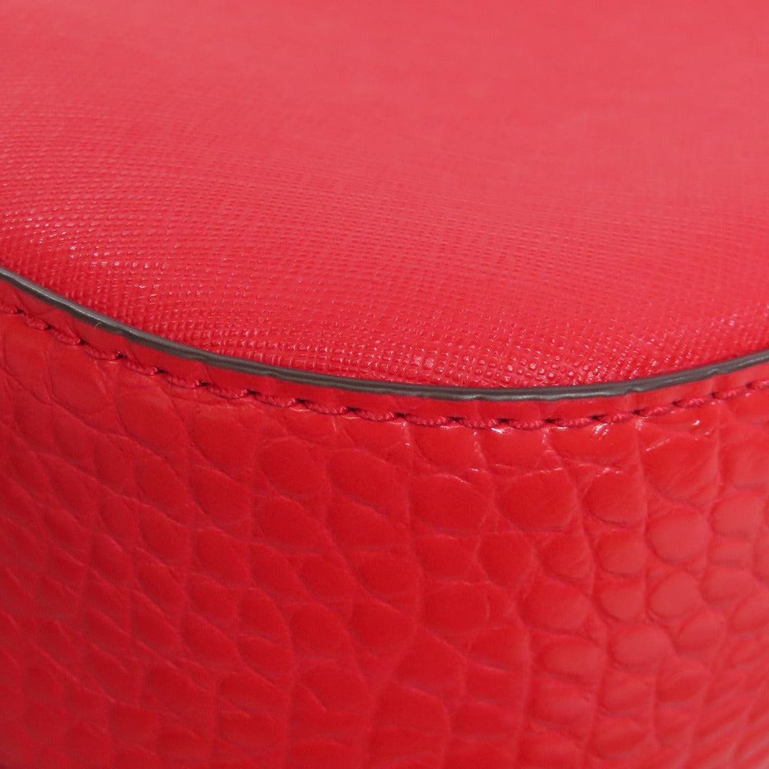 MICHAEL KORS Shoulder Bag leather Red ChainShoulder
