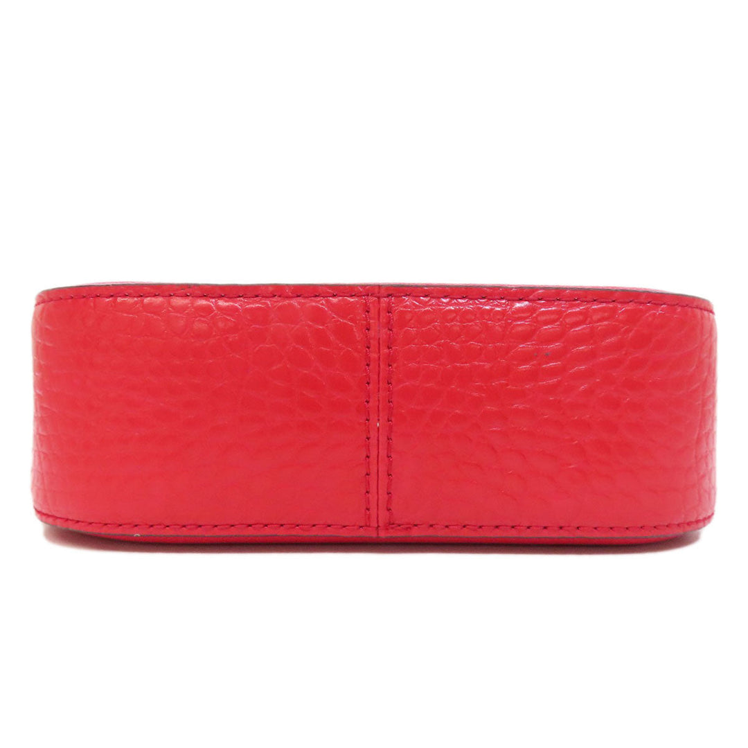 MICHAEL KORS Shoulder Bag leather Red ChainShoulder