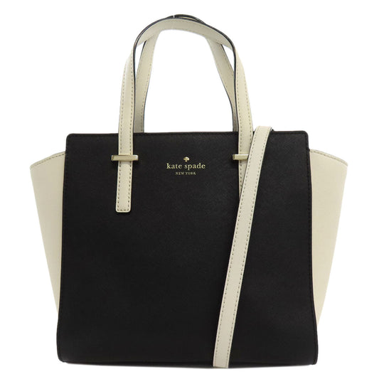 Kate Spade Tote Bag PVC black 2WAY Women Used Authentic