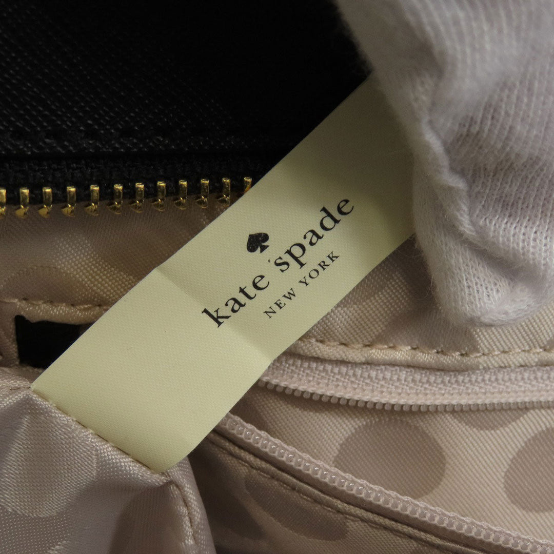 Kate Spade Tote Bag PVC black 2WAY Women Used Authentic