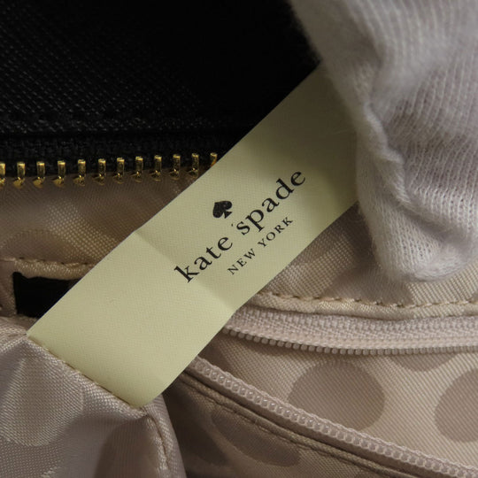 Kate Spade Tote Bag PVC black 2WAY Women Used Authentic