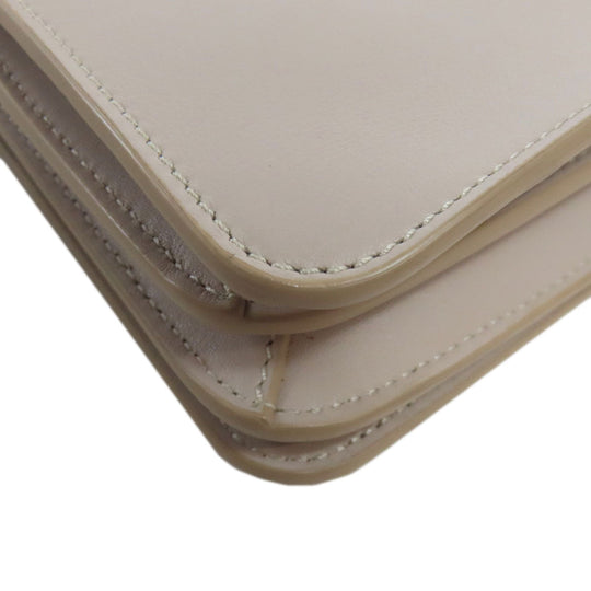 Givenchy Shoulder Bag leather beige Whip 3WAY Women Used Authentic