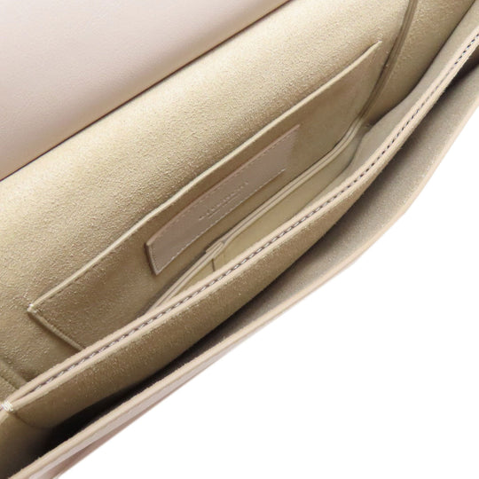 Givenchy Shoulder Bag leather beige Whip 3WAY Women Used Authentic