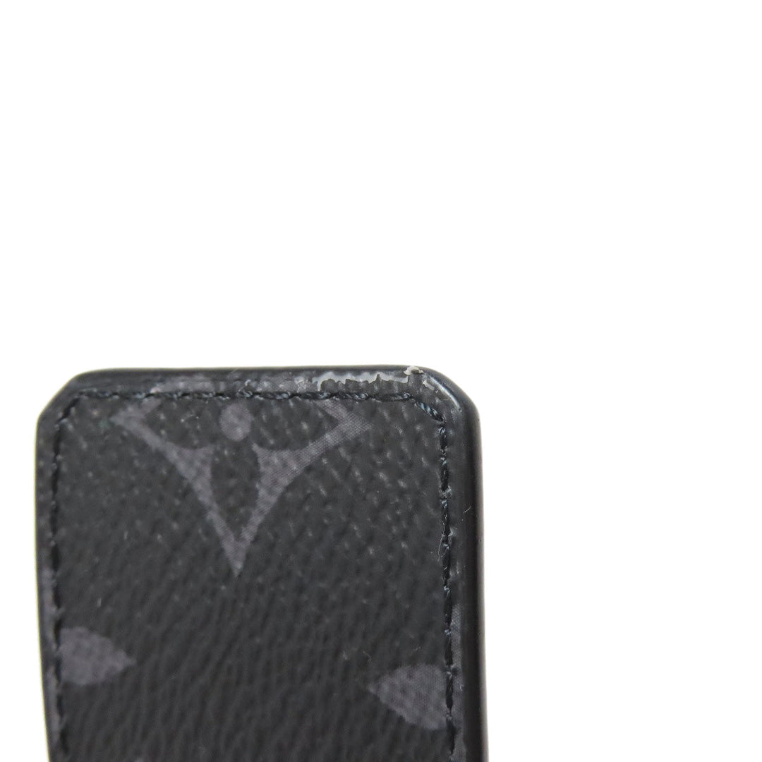 LOUIS VUITTON belt M0714 Monogram Eclipse black LV Shake 40MM Reversible mens Used Authentic