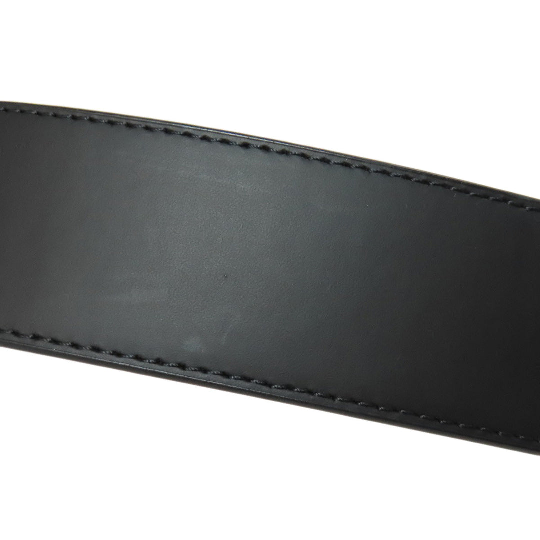LOUIS VUITTON belt M0714 Monogram Eclipse black LV Shake 40MM Reversible mens Used Authentic