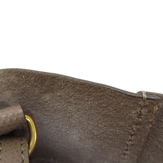 CELINE Handbag leather Brown Vertical Cabas 2WAY Women Used Authentic
