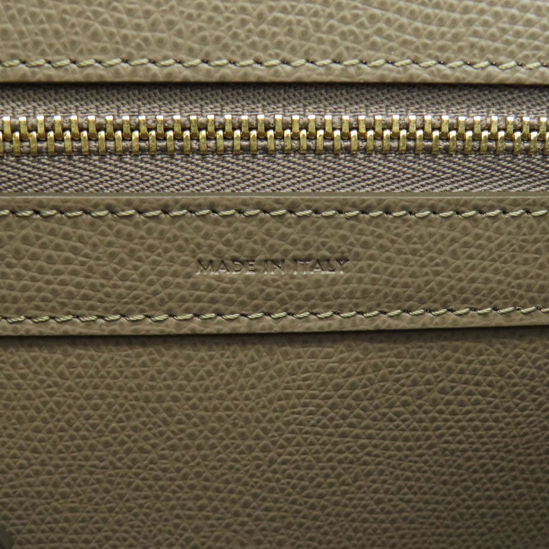 CELINE Handbag leather Brown Vertical Cabas 2WAY Women Used Authentic