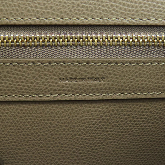 CELINE Handbag leather Brown Vertical Cabas 2WAY Women Used Authentic