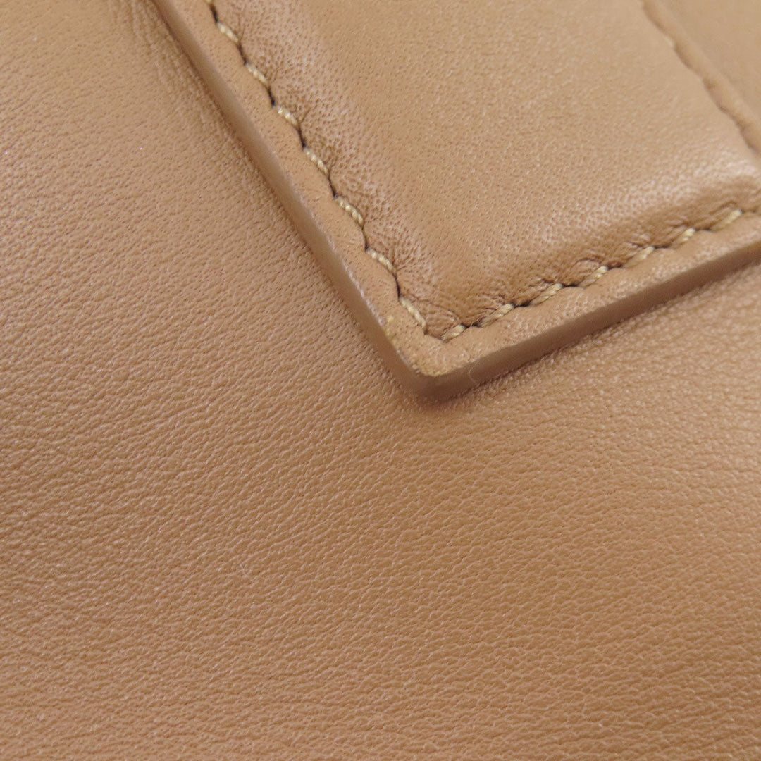 LOEWE Handbag Calfskin Brown Amazonas Women Used Authentic